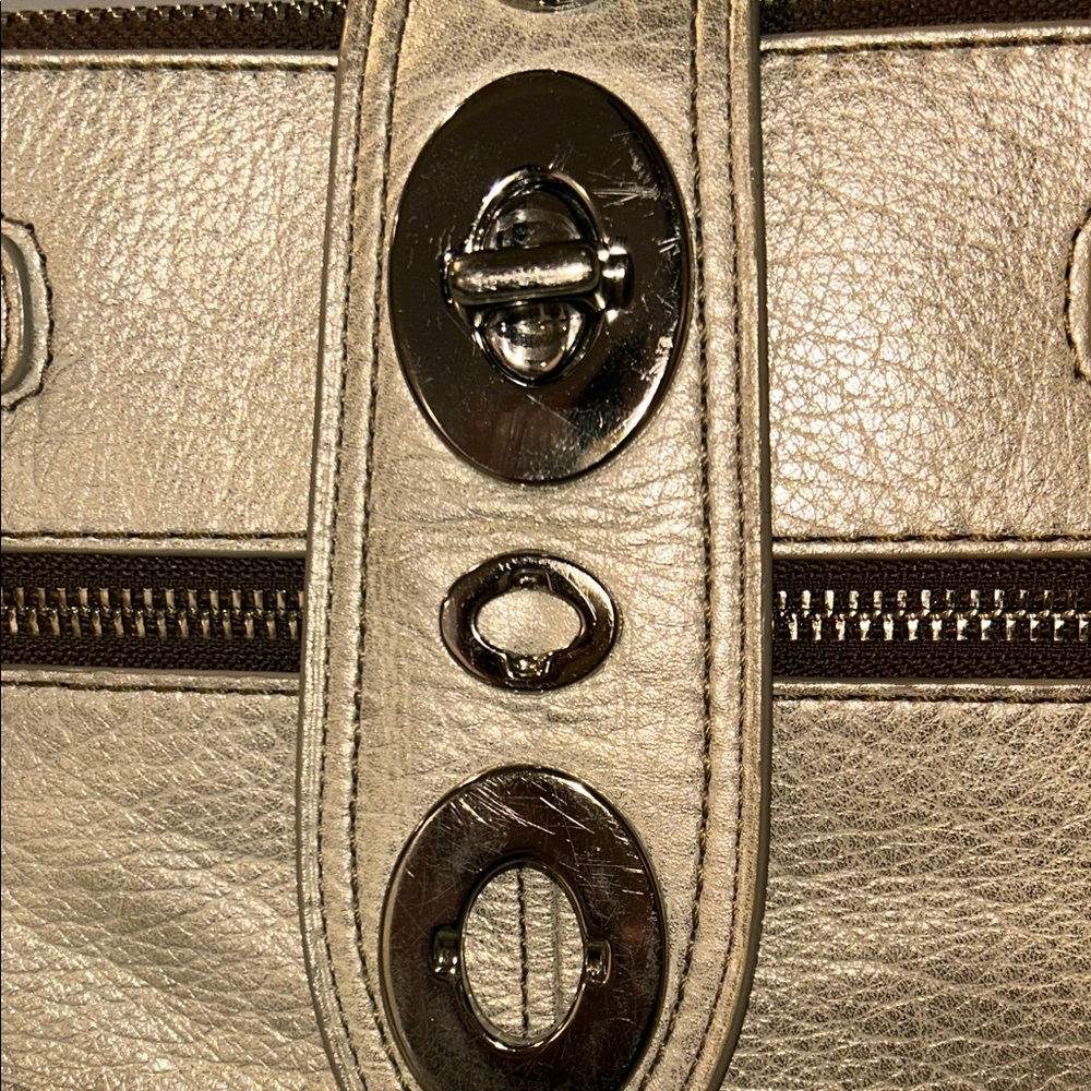 Coach Bridget 65th Anniversary Legacy Limited Ed. Bronze Clutch Shoulder Bag - Picture 6 of 16